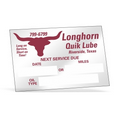 Individual Clear Static Cling Decals for Car Windshield (1 1/2"x2 1/4")